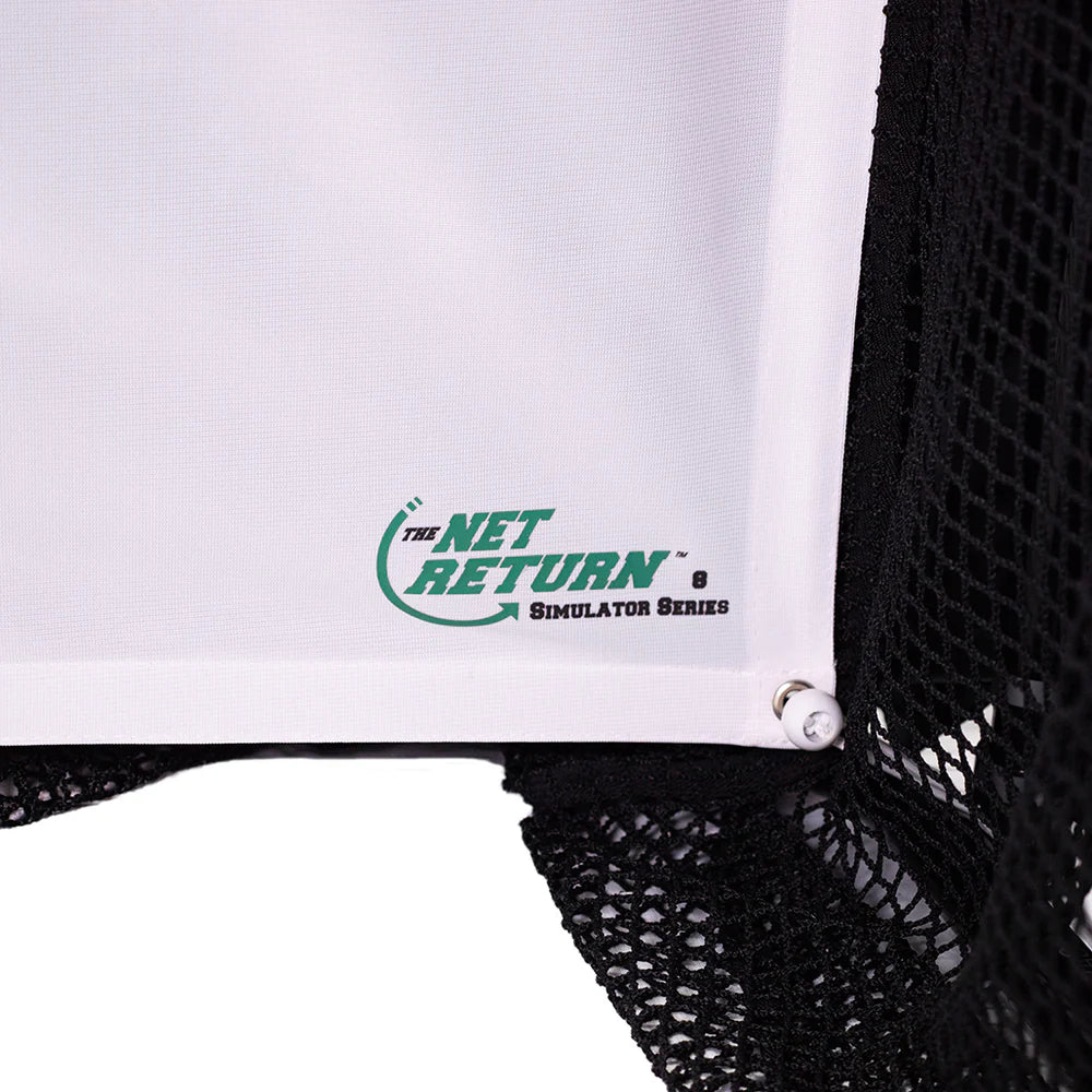 The Net Return Simulator Bay 8 Projection Screen