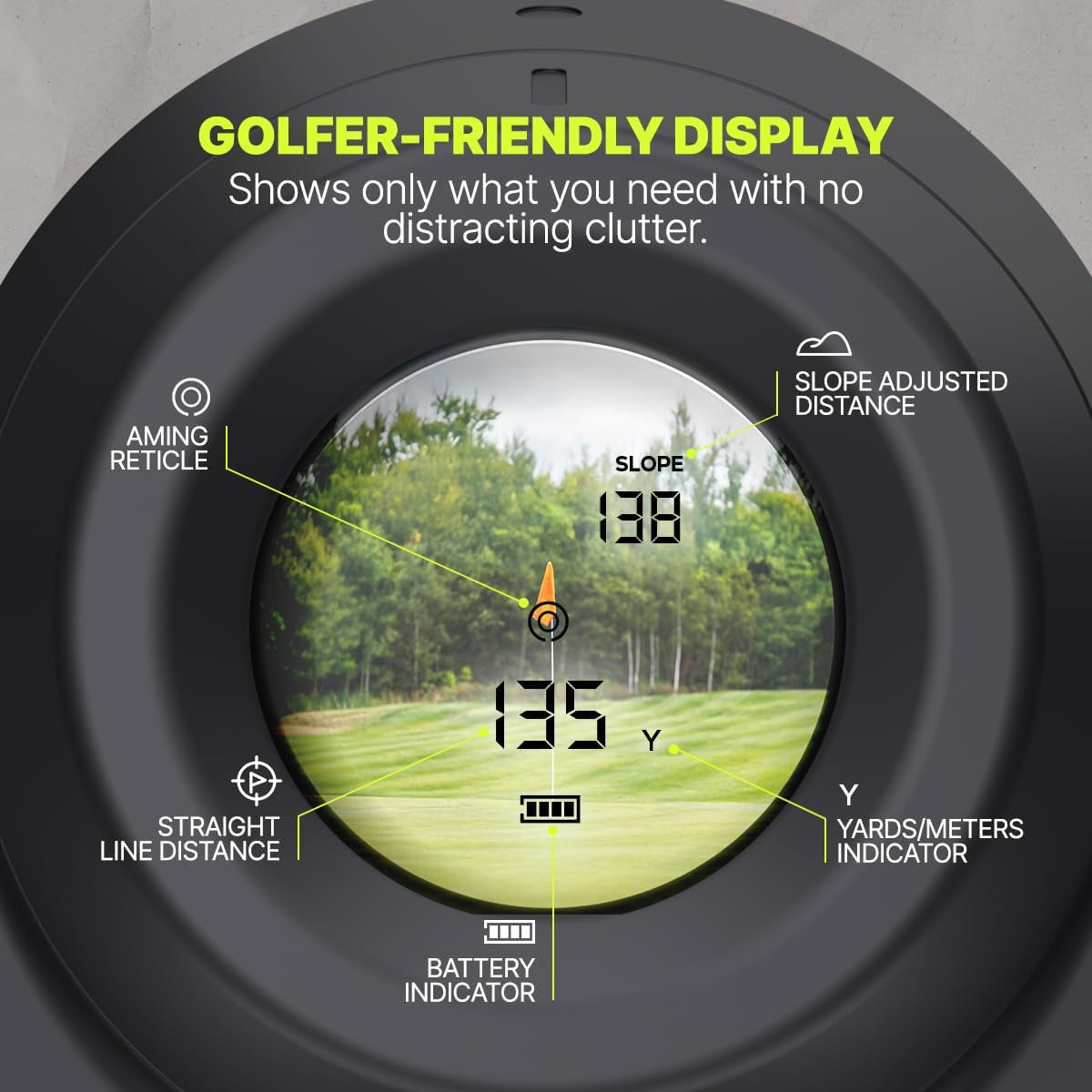 NX9 Golf Rangefinder with Slope Switch – 900 Yards Laser Range Finder, Flag Lock Vibration, 6X Magnification, Magnetic Cart Mount, Tournament Legal