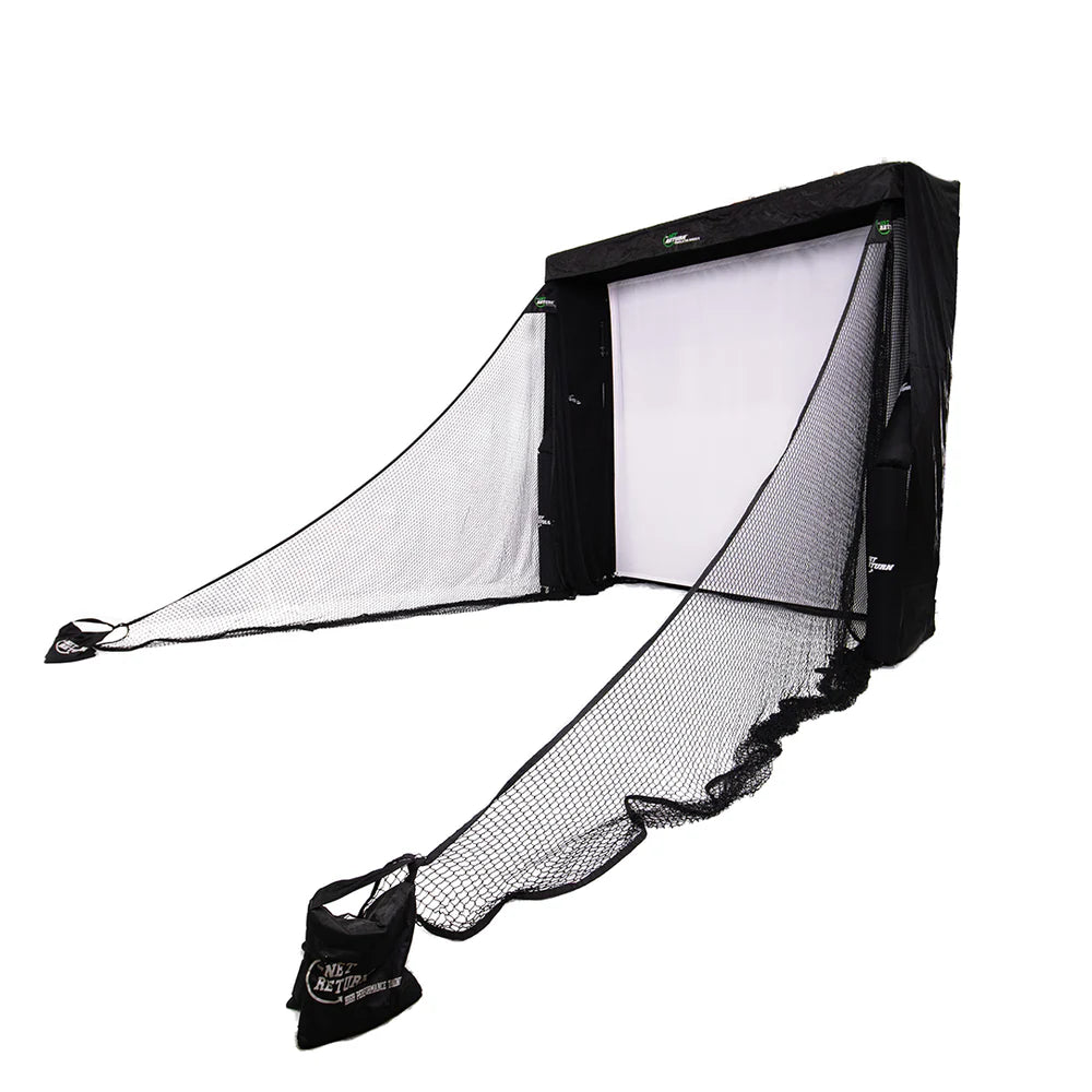 The Net Return Simulator Bay 8 Projection Screen